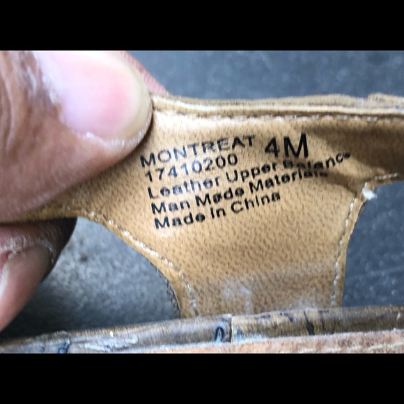 naturalizer Montreat Brown Leather Sport Sandals - Picture 9 of 10